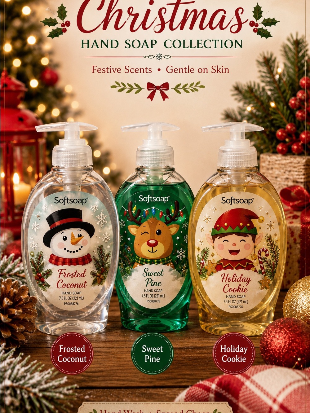 Softsoap Holiday Hand Soap Assorted Scents